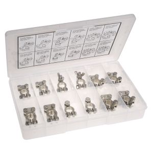 Projecta Battery Term Sampler Satin Forged Brass 