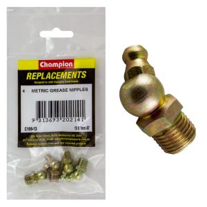 CHAMPION M10 X 1.00  45 DEGREE GREASE NIPPLE (PACK OF 4)