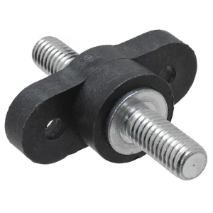 Bussmann Black 3/8" Feed Through Stud Type Junction Block 