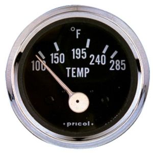 Pricol Electric Temperature Gauge With Chrome Bezel