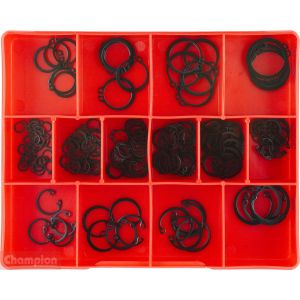 Champion 6mm - 25mm Internal/External Circlip Assortment 