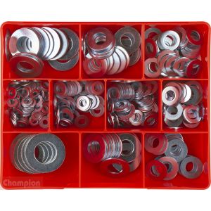 Champion 330 Piece 3/16" - 3/4" Flat Washer Assortment 