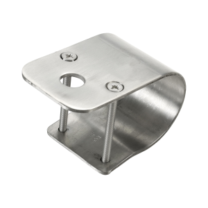 AERPRO STAINLESS STEEL 63mm WRAP AROUND BULLBAR AERIAL BRACKET