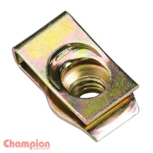 CHAMPION M8 X 1.25mm SHORT CAPTIVE NUT (PACK OF 50)
