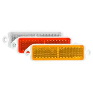 Whitevision White Screw Mount Reflector (92 X 24 X 7.5mm) 