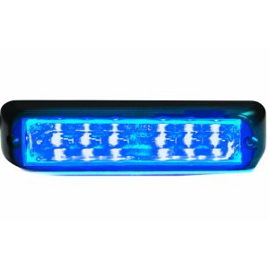 Code 3 12-24V 18 LED Red/Blue/White Warning Light (163 X 38 X 30mm) 