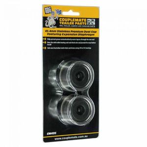 Couplemate Premium Stainless Dust Cap (Pack Of 2)  