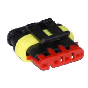 Bellanco 6 Pin Female Water Proof Connector Housing (Pack Of 25)
