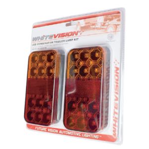 Whitevision 12V LED Combination Tailight (Blister Pack Of 2) 