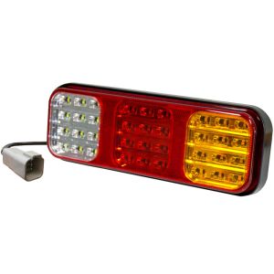 WHITEVISION 9-33V LED COMBINATION TAILIGHT WITH REVERSE LIGHT & DEUTSCH CONNECTOR