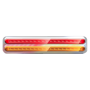 Whitevision 10-30V Slimline LED Combination Tailight With Chrome Housing (400 X 82 X 15mm) 