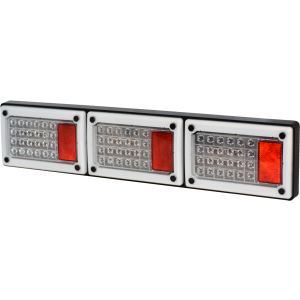 Whitevision 9-33V LED Combination Tailight With Clear Lens (603 X 132 X 37mm) 