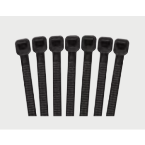 370mm X 7.6mm Black Cable Tie (Pack Of 100)