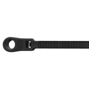 Bellanco 200mm X 4.2mm Screw Mount Black Cable Tie (Pack Of 100)