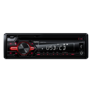 Clarion CD/mp3/wma AM/FM Player (I-Pod & I-Phone Compatible) With Front USB Slot 