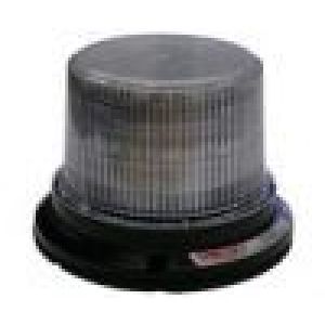 Britax 12-24V Amber LED Multi Flash Pattern Beacon With Clear Lens
