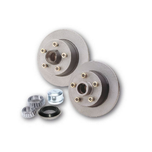 Ark Ford 1/2" Galvanised Disc Hub (Complete With Holden Bearings, Marine Seal, Dust Cap, Studs & Nuts)