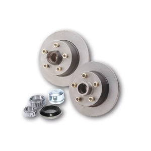 Ark Ht Holden 1/2" Galvanised Disc Hub (Complete With Ford Style Bearings, Marine Seal, Dust Cap, Studs & Nuts)