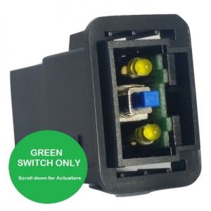 Q-LED On/Off Toyota OEM Push Button Switch (Body Only) With Green LED 
