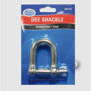 Ark 6mm Galvanised "D" Shackle (Blister Pack Of 1)  