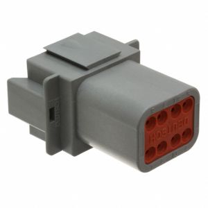 DEUTSCH 8 PIN FEMALE CONNECTOR HOUSING (PACK OF 10)