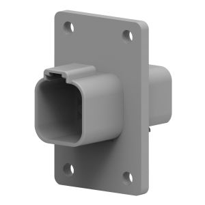 DEUTSCH 6 PIN FLANGE MOUNT FEMALE CONNECTOR HOUSING (PACK OF 10)