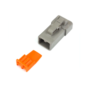 Deutsch 2 Pin Male Connector Housing With Wedge  