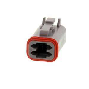 DEUTSCH 4 PIN MALE CONNECTOR HOUSING (PACK OF 50)