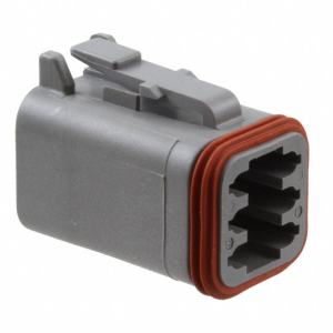 DEUTSCH 6 PIN MALE CONNECTOR HOUSING (PACK OF 10)