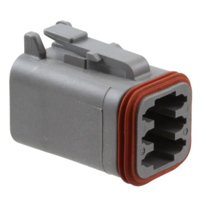 DEUTSCH 6 PIN MALE CONNECTOR HOUSING (PACK OF 100)