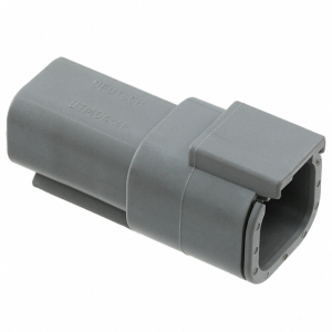 DEUTSCH DTM MINATURE 4 PIN FEMALE CONNECTOR HOUSING (PACK OF 100)