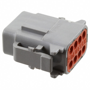 DEUTSCH DTM MINATURE 8 PIN MALE CONNECTOR HOUSING