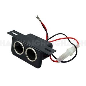 Haigh 12V Dual Cig Lighter Power Socket (Under Dash Mount) 