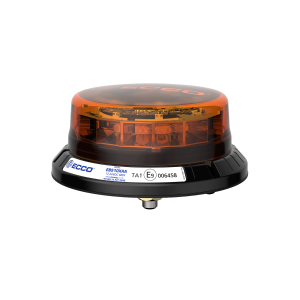 Ecco 10-32V Single Bolt Mount Low Profile Amber LED Beacon