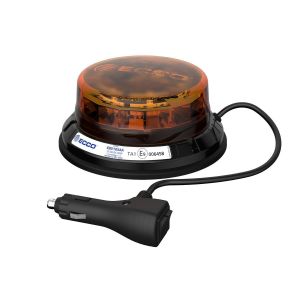 Ecco 10-32V Low Profile Amber Led Beacon With Magnetic Base