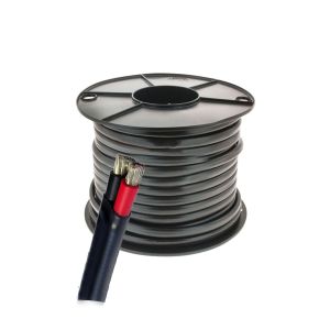 6Bs Red/Black Twin Sheath Cable (100m Roll)  
