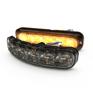 ECCO 12-24V AMBER/WHITE LED WARNING LIGHT