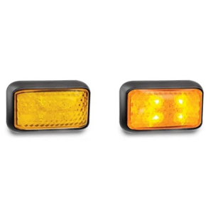 LED 12-24V Amber Indicator/Marker Light (58 X 35 X 21mm) 