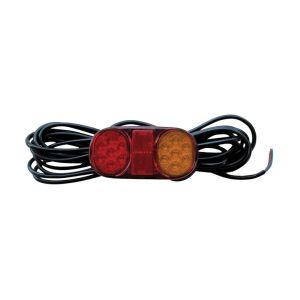 Roadvision 12V LED Rh Submersible LED Combination Tailight With Number Plate Light & 7.2m Tinned Cable (162 X 80 X 35mm)
