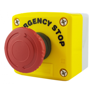 EMERGENCY STOP BUTTON - INCLUDES NO & NC CONTACTS