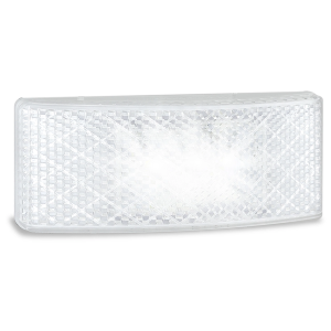 LED 12-24V White Front End Outline/Reflector Light (Blister Pack Of 1) 