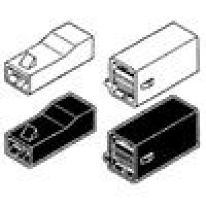 Bellanco Black 1 Pin Female Connector Housing (Pack Of 25) 