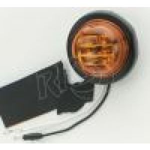Narva 12V LED Amber Sealed Side Indicator Light (73mm X 61mm Round)