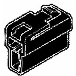 Bellanco 2 Pin Black Female Connector Housing (Pack Of 25) 