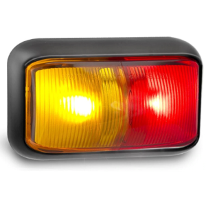 LED 12-24V Red/Amber Side Marker Light (58 X 35 X 21mm)