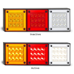 LED 12-24V Combination Tailight With Reverse Light (282 X 95 X 28mm) 