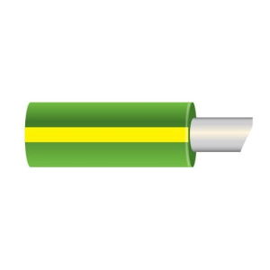 56/0.30 4mm² Green/Yellow Single Core Tinned Cable (100m Roll) 