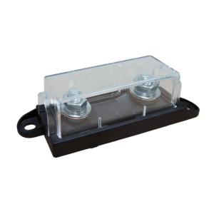 IN-LINE MEGA FUSE HOLDER WITH CLEAR COVER