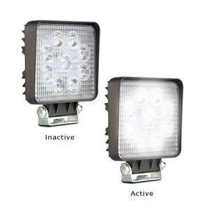LED 9-32V Square 27W Flood Beam Worklight  