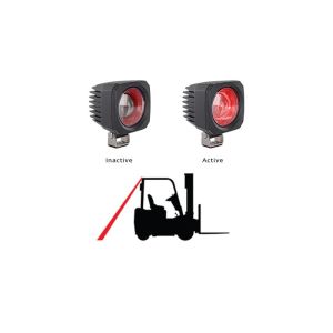 LED 10-94V Red Forklift Safety Light  